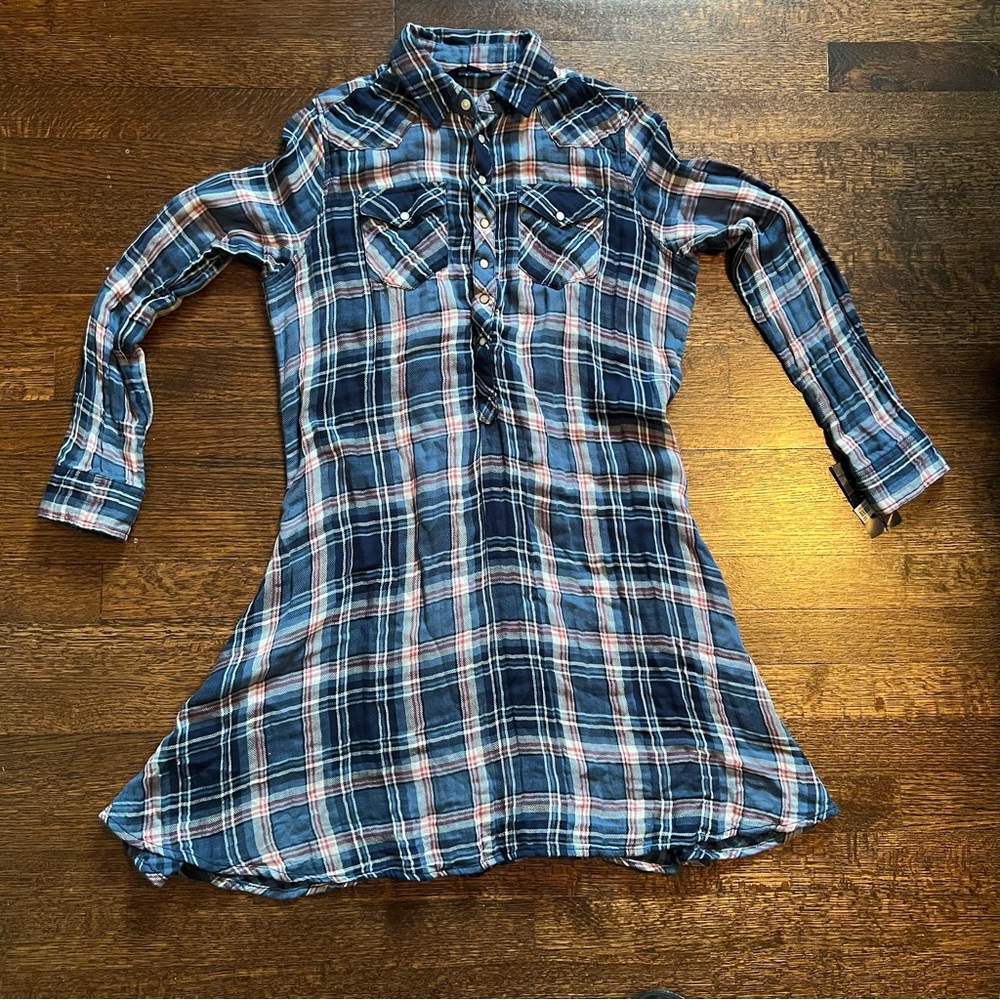 Polo by Ralph Lauren Blue Plaid Dress